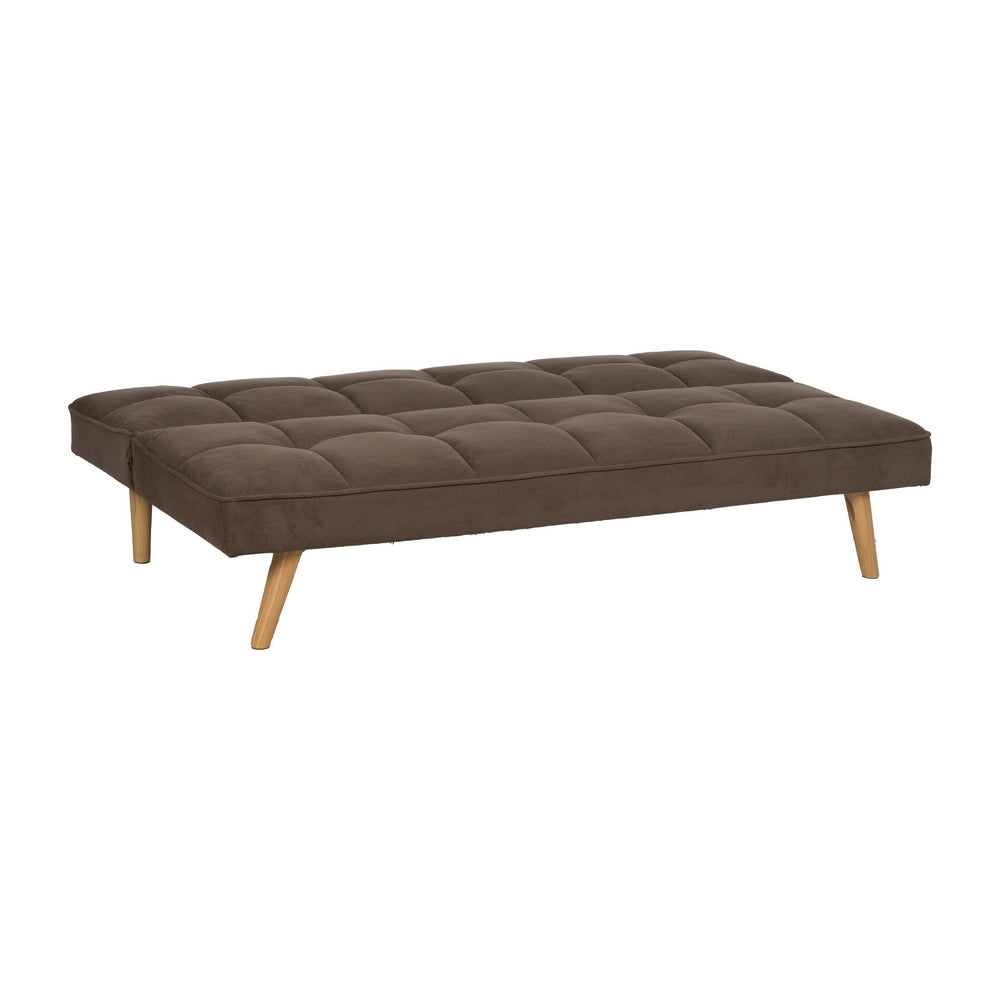 SOF�-CAMA TAUPE MADERA DECORACI�N 175 X 84 X 73 CM