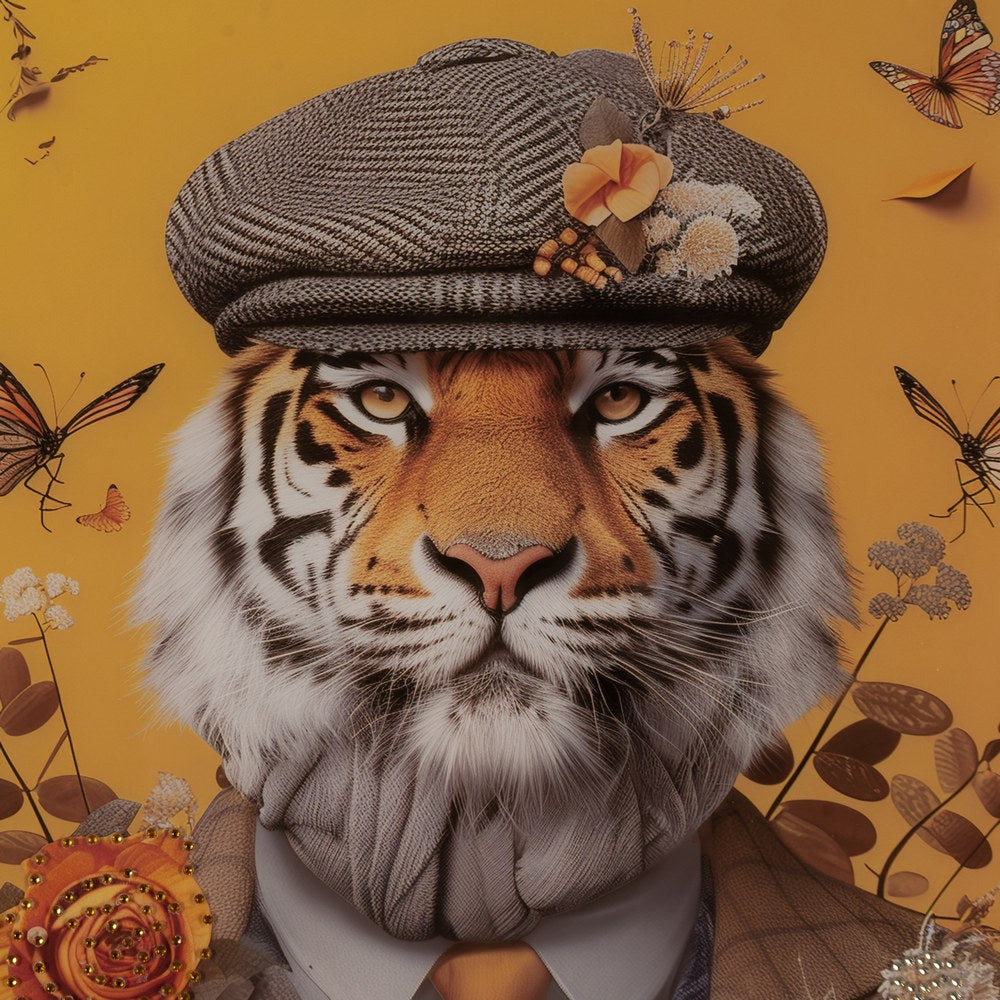 CUADRO IMPRESIÓN ANIMALES 2/M CRISTAL 60 X 80 CM