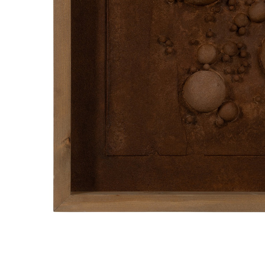 CUADRO PINTURA RELIEVE LIENZO DECORACIÓN 80 X 120 CM