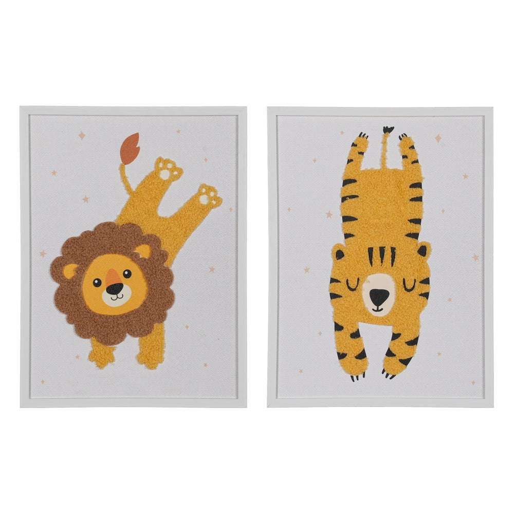FELINE PRINT PICTURE 2/M DECORATION 30 X 1.80 X 40 CM