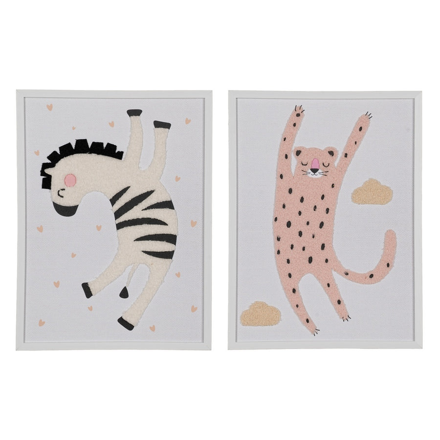 ANIMAL PRINT PICTURE 2/M DECORATION 30 X 1.80 X 40 CM