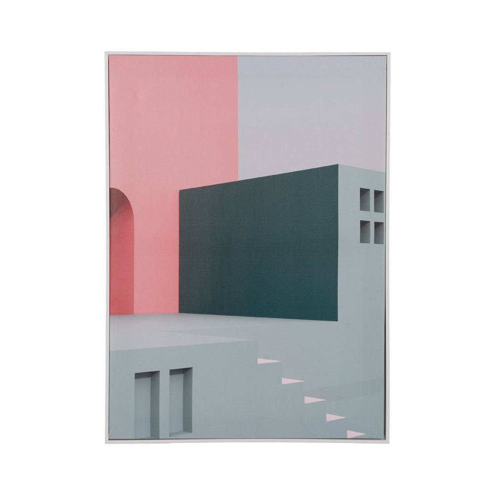 CUADRO IMPRESI�N CASAS 2/M DECORACI�N 50 X 3 X 70 CM
