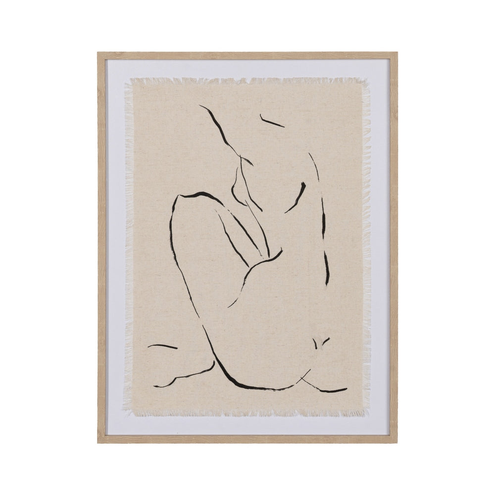 CUADRO IMPRESIÓN SILUETA 2/M DECORACIÓN 45 X 3 X 60 CM