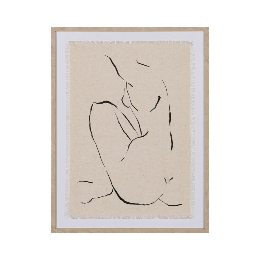 CUADRO IMPRESIÓN SILUETA 2/M DECORACIÓN 45 X 3 X 60 CM
