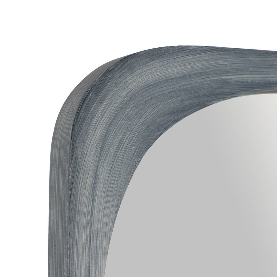 ESPEJO BLANCO ROZADO MADERA PAULONIA 70 X 175 X 3,50 CM