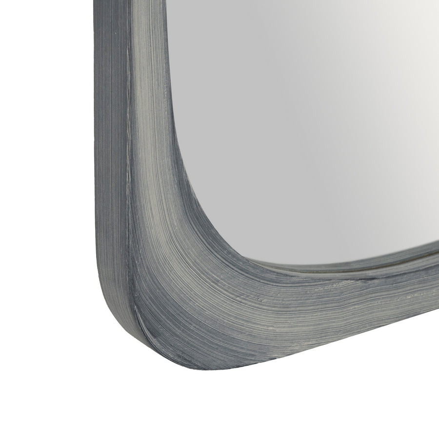 ESPEJO BLANCO ROZADO MADERA PAULONIA 70 X 175 X 3,50 CM