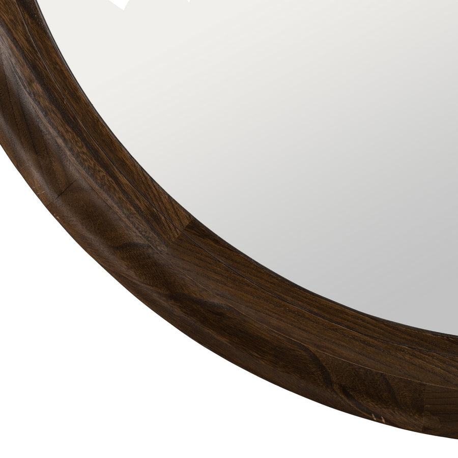 ESPEJO NATURAL MADERA PAULONIA 110,50 X 110,50 X 5 CM