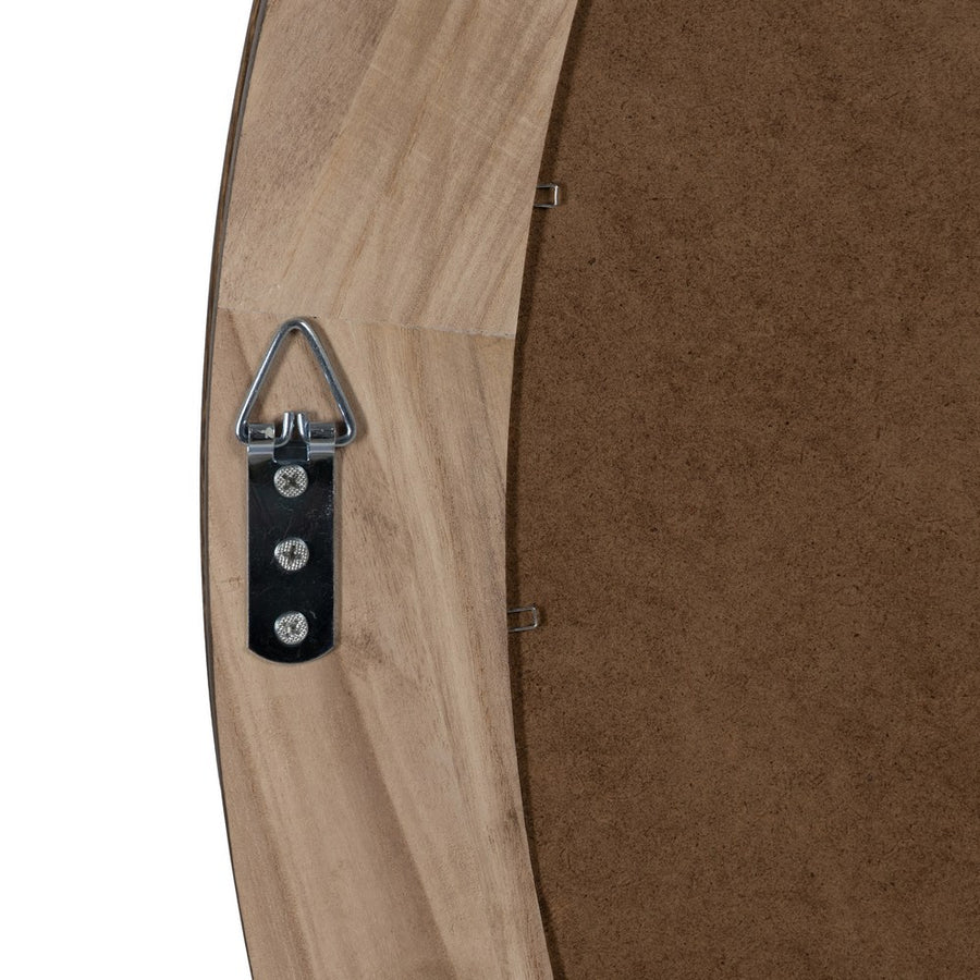 ESPEJO NATURAL MADERA PAULONIA 110,50 X 110,50 X 5 CM