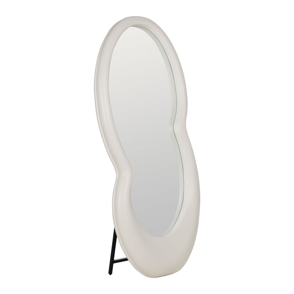 ESPEJO BLANCO PU-MDF DECORACIÓN 85 X 170 X 10 CM