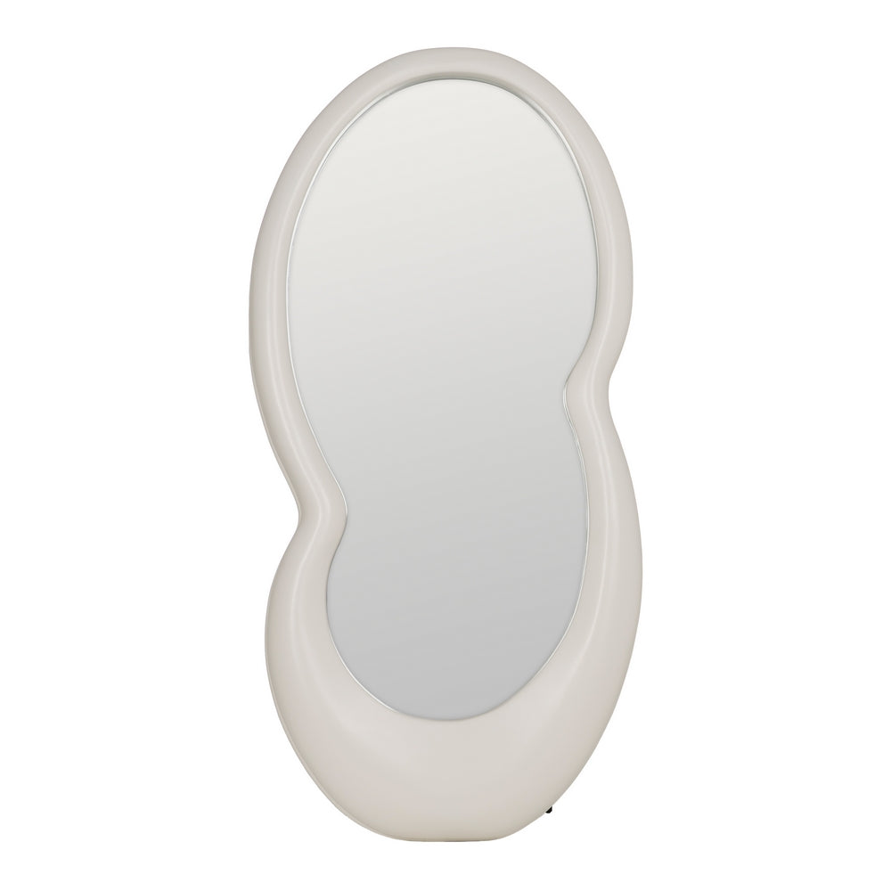 ESPEJO BLANCO PU-MDF DECORACIÓN 85 X 170 X 10 CM