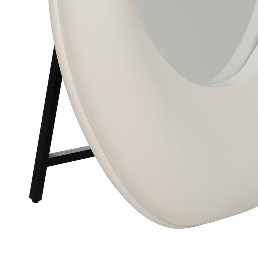 ESPEJO BLANCO PU-MDF DECORACIÓN 85 X 170 X 10 CM