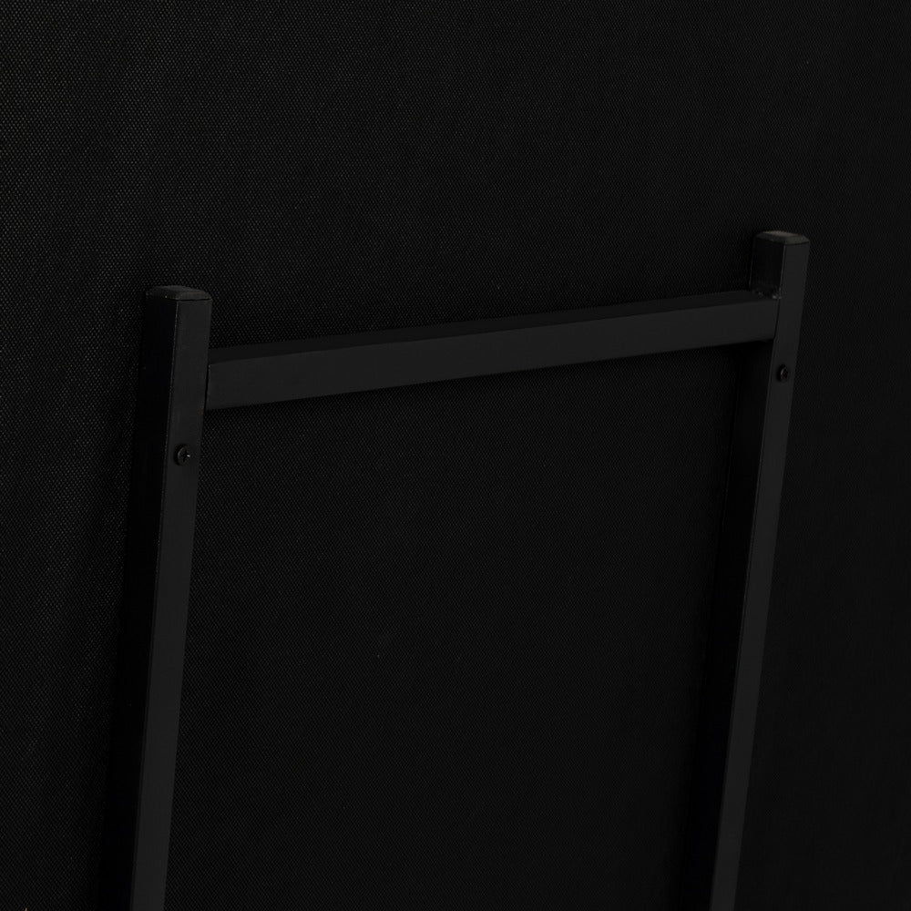 ESPEJO NEGRO PU-MDF DECORACIÓN 85 X 170 X 10 CM