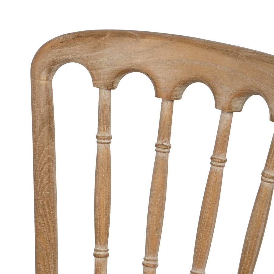 CHAIR NATURAL-BEIGE FABRIC-WOOD 45 X 46 X 92 CM