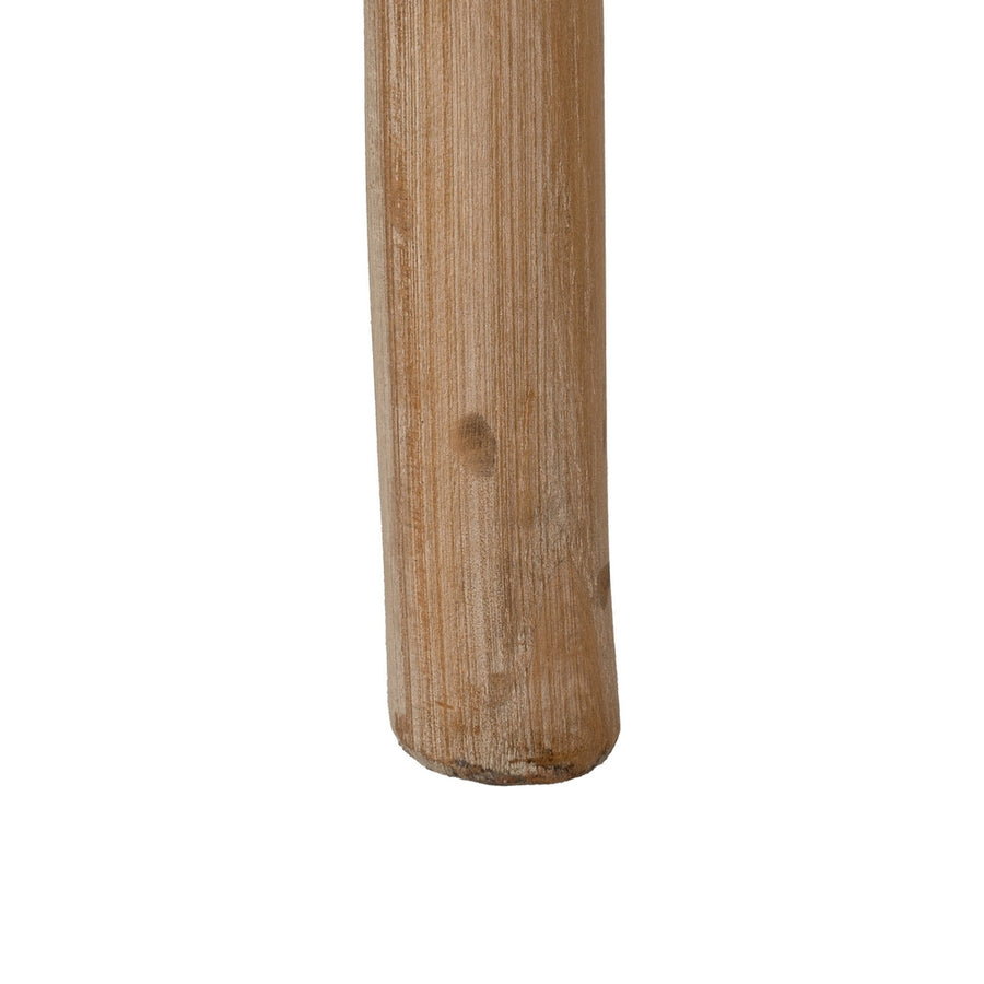 CHAIR NATURAL-BEIGE FABRIC-WOOD 45 X 46 X 92 CM