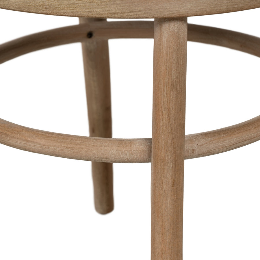 SILLA NATURAL-BEIGE TEJIDO-MADERA 41 X 41 X 89 CM