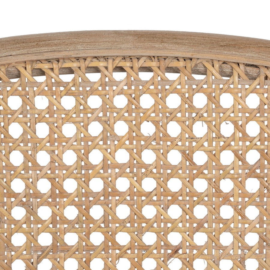 SILLA NATURAL-BEIGE TEJIDO-MADERA 41 X 41 X 89 CM