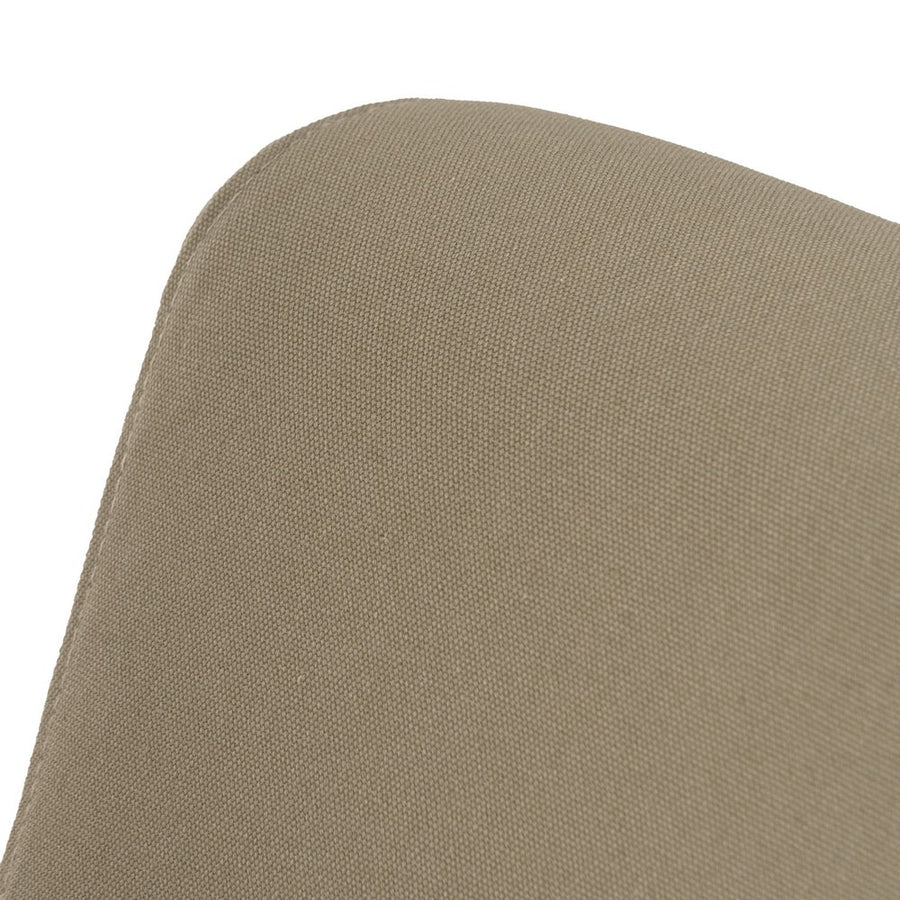 NATURAL-BEIGE FABRIC-WOOD ROCKING CHAIR 66 X 88 X 80 CM