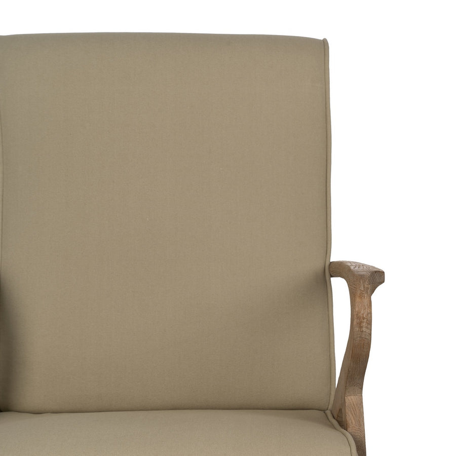 SILLÓN NATURAL-BEIGE TEJIDO-MADERA 57 X 55 X 85 CM