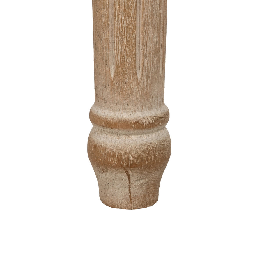 BANQUETA NATURAL-BEIGE TEJIDO-MADERA 70 X 36 X 48 CM