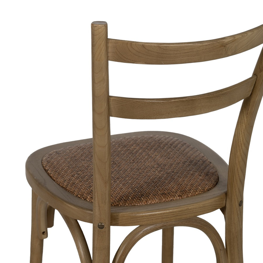 SILLA NATURAL MADERA DE OLMO CONTRACT 45 X 54 X 88,50 CM