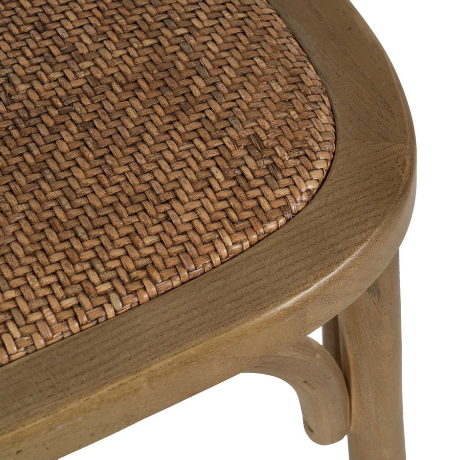 SILLA NATURAL MADERA DE OLMO CONTRACT 45 X 54 X 88,50 CM