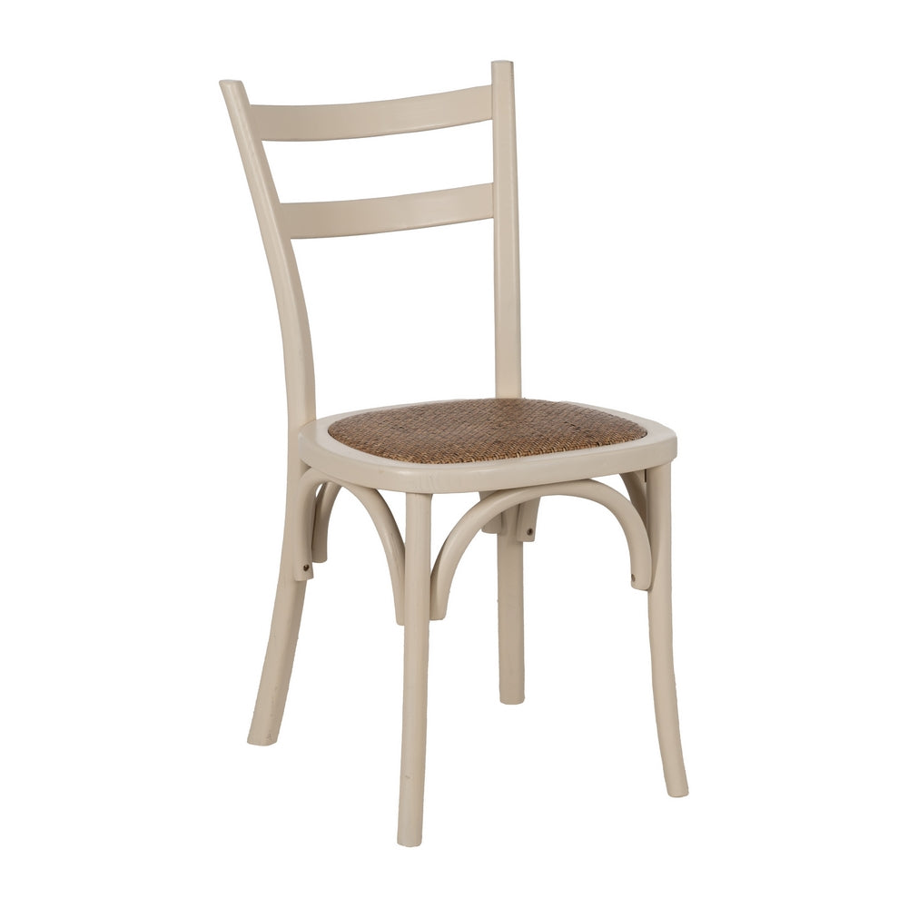 SILLA CREMA MADERA DE OLMO CONTRACT 45 X 54 X 88,50 CM