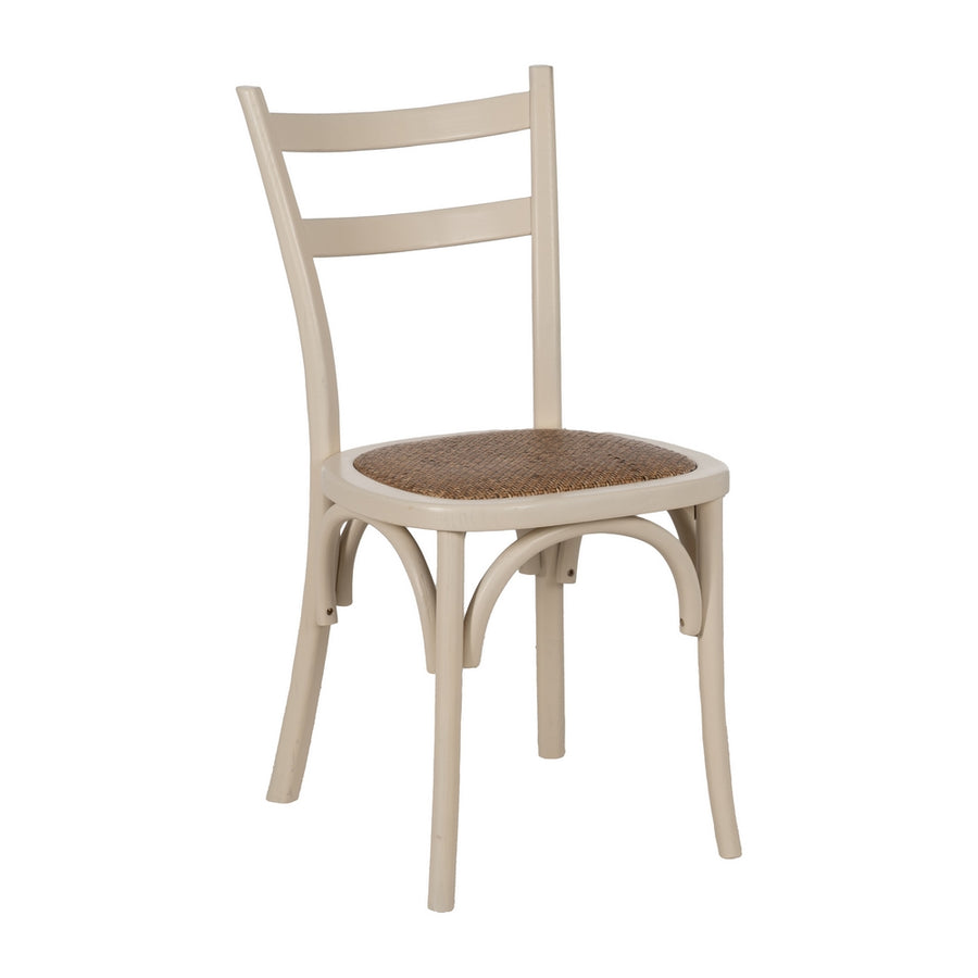SILLA CREMA MADERA DE OLMO CONTRACT 45 X 54 X 88,50 CM