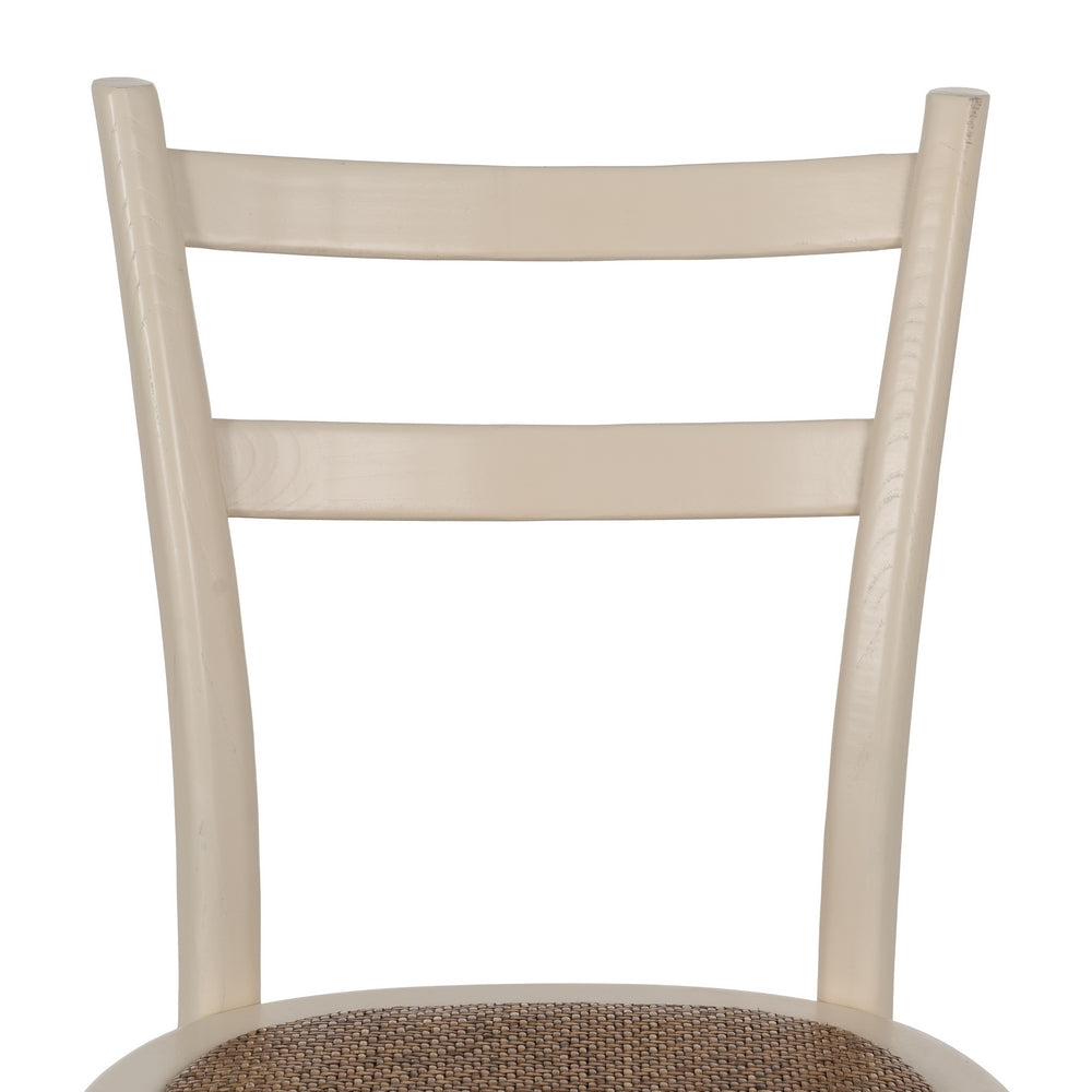 SILLA CREMA MADERA DE OLMO CONTRACT 45 X 54 X 88,50 CM