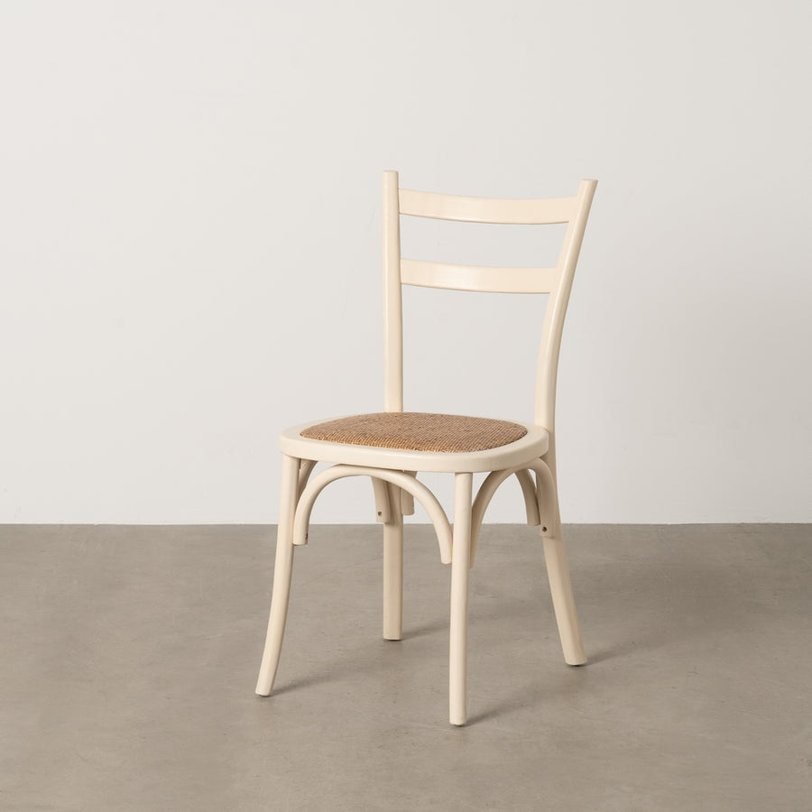 SILLA CREMA MADERA DE OLMO CONTRACT 45 X 54 X 88,50 CM