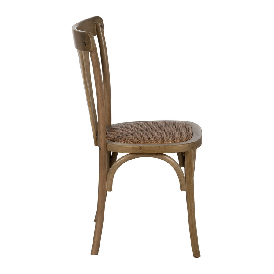 SILLA NATURAL MADERA DE OLMO CONTRACT 48 X 47 X 88,50 CM