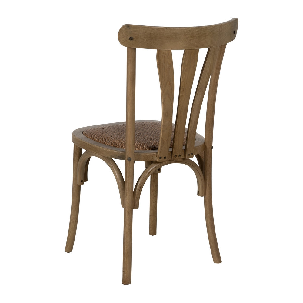 SILLA NATURAL MADERA DE OLMO CONTRACT 48 X 47 X 88,50 CM