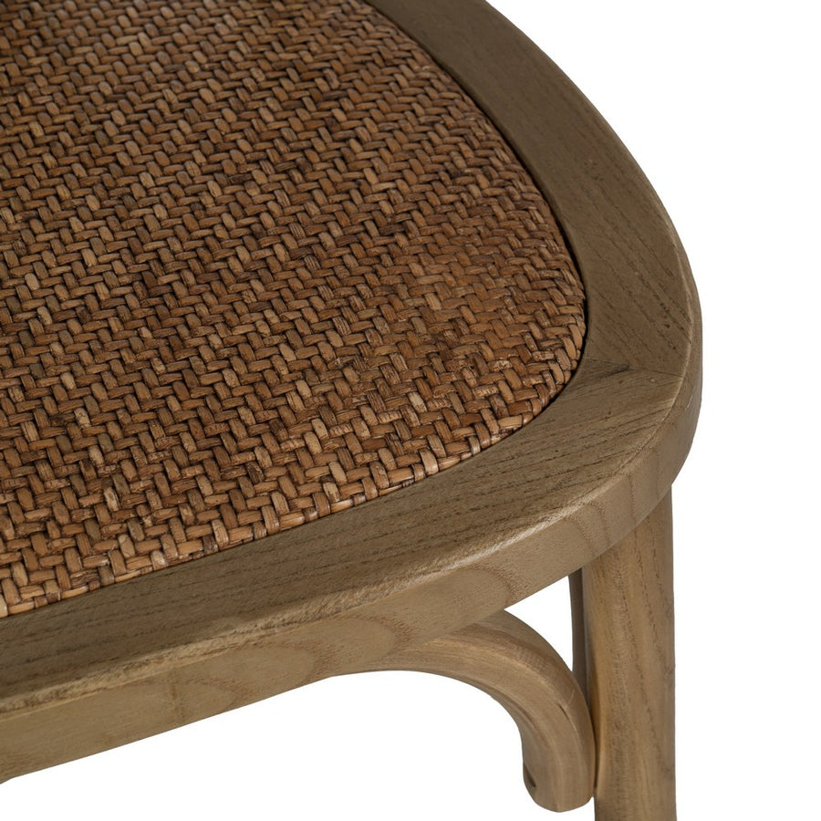 SILLA NATURAL MADERA DE OLMO CONTRACT 48 X 47 X 88,50 CM