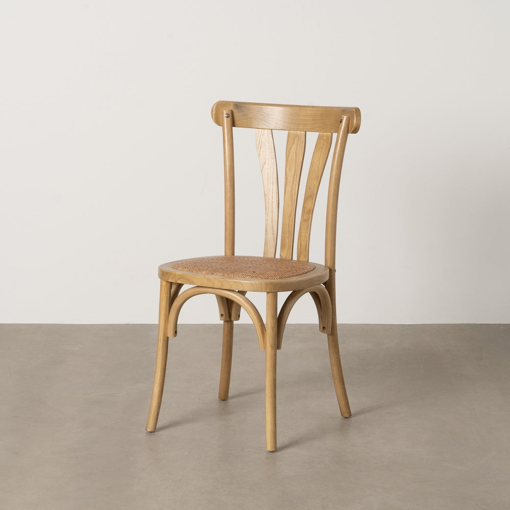 SILLA NATURAL MADERA DE OLMO CONTRACT 48 X 47 X 88,50 CM
