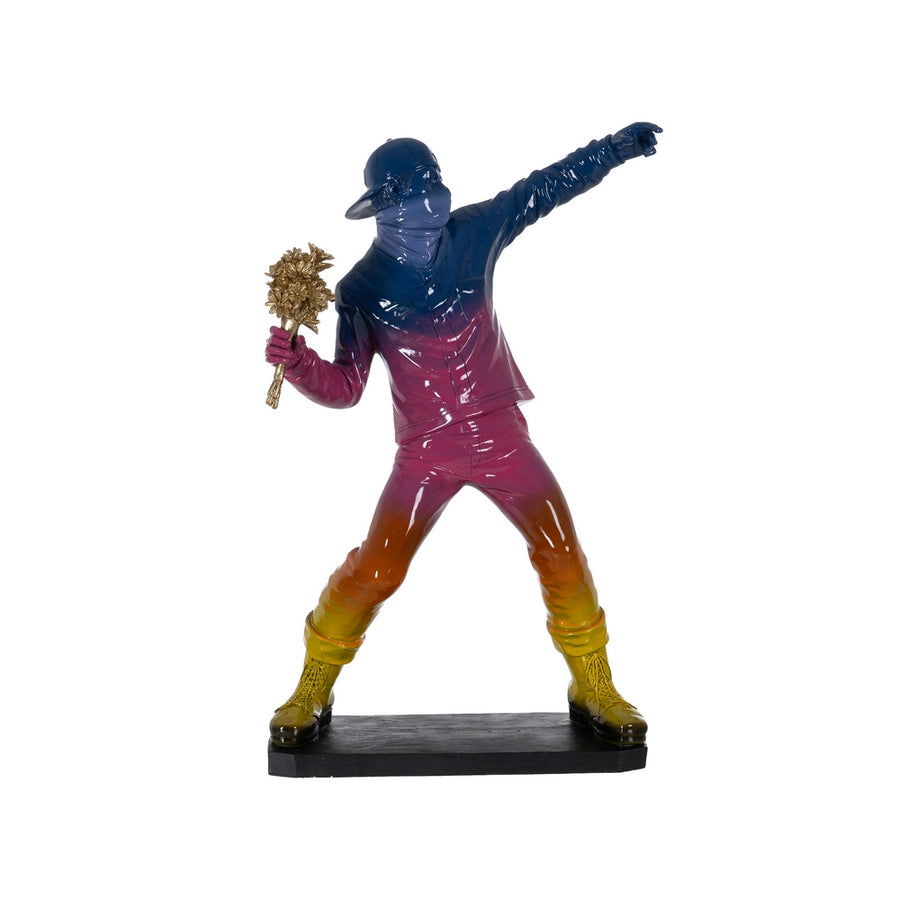 FIGURA CHICO MULTICOLOR RESINA 41,50 X 24 X 66,50 CM