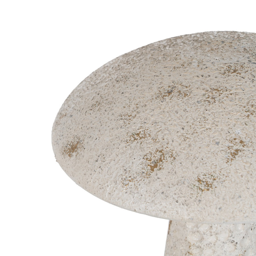 FIGURA SETA BEIGE METAL 33,50 X 33,50 X 38,50 CM