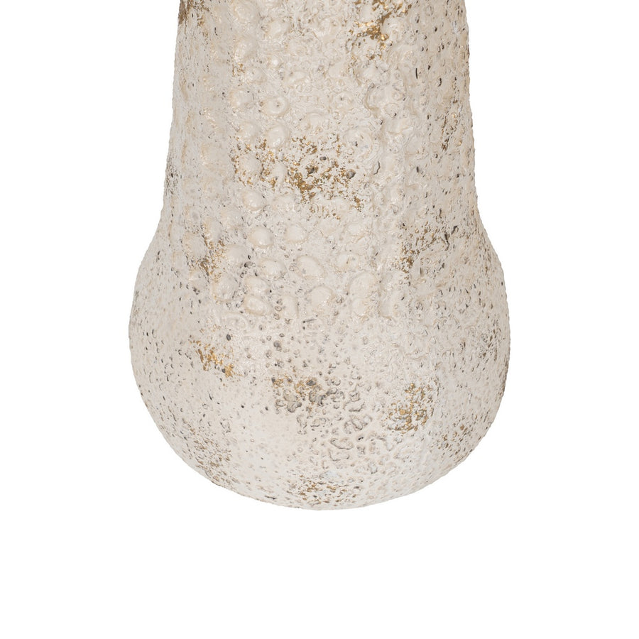 FIGURA SETA BEIGE METAL 39,50 X 39,50 X 48,50 CM