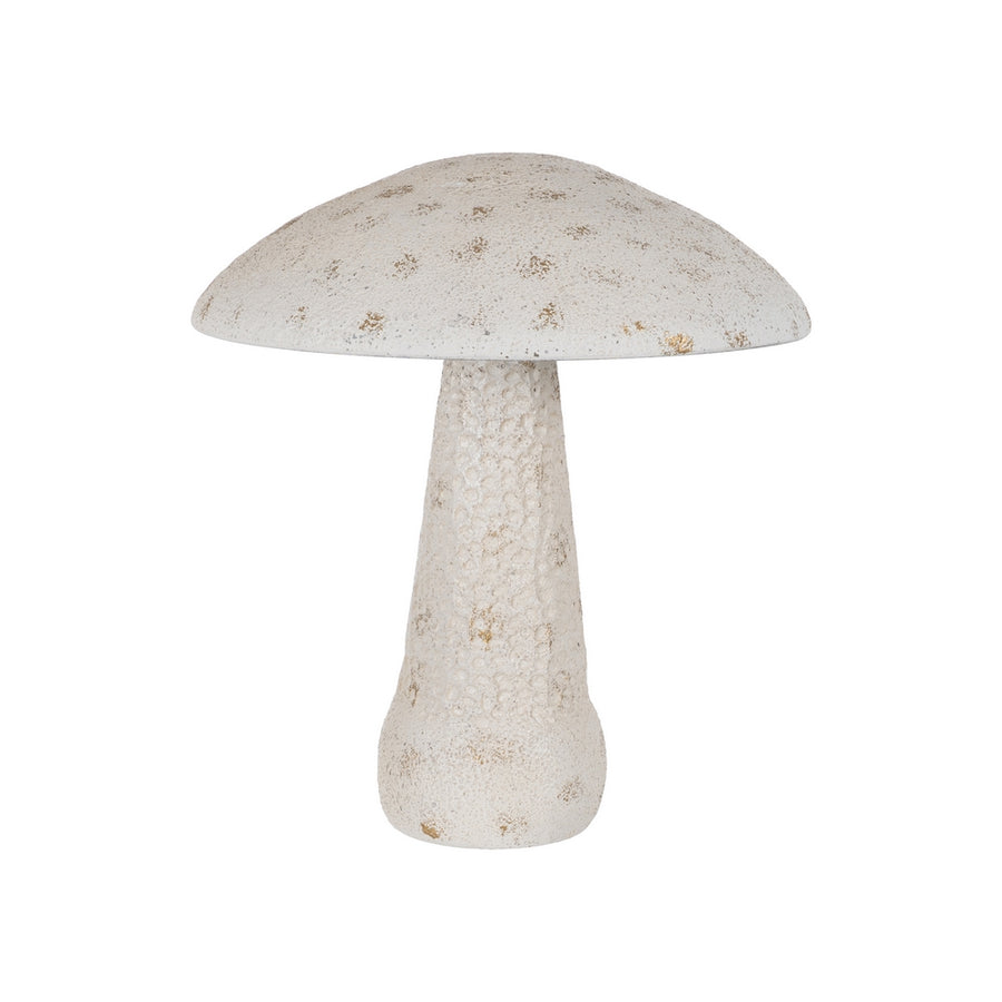FIGURA SETA BEIGE METAL 51 X 51 X 58 CM
