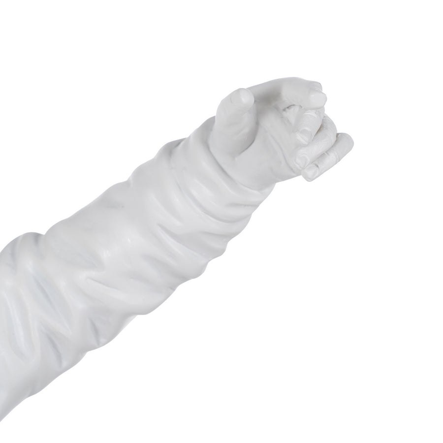 LÁMPARA MESA CHICO BLANCO RESINA 32 X 13 X 52 CM