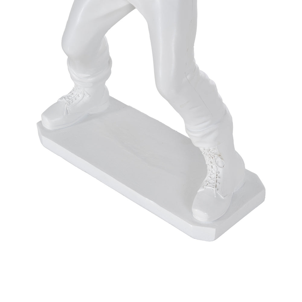 CHICO WHITE RESIN TABLE LAMP 32 X 13 X 52 CM