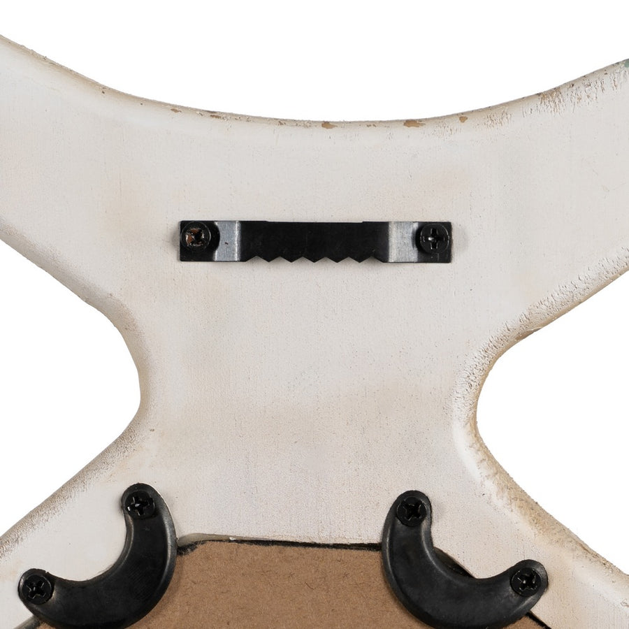 ESPEJO PEZ BLANCO ROZADO MADERA 26 X 2 X 39,50 CM