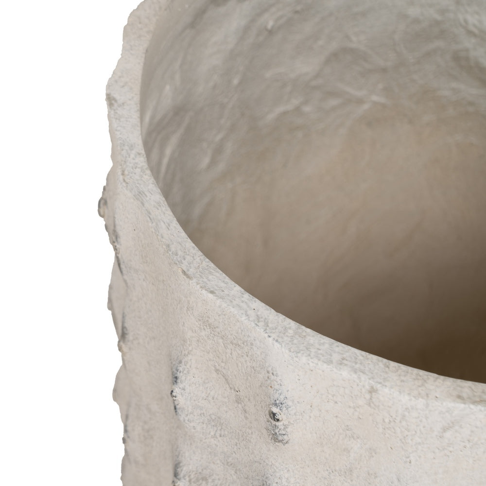 S/3 JARRÓN CREMA MAGNESIO DECORACIÓN 34,50 X 34,50 X 54 CM