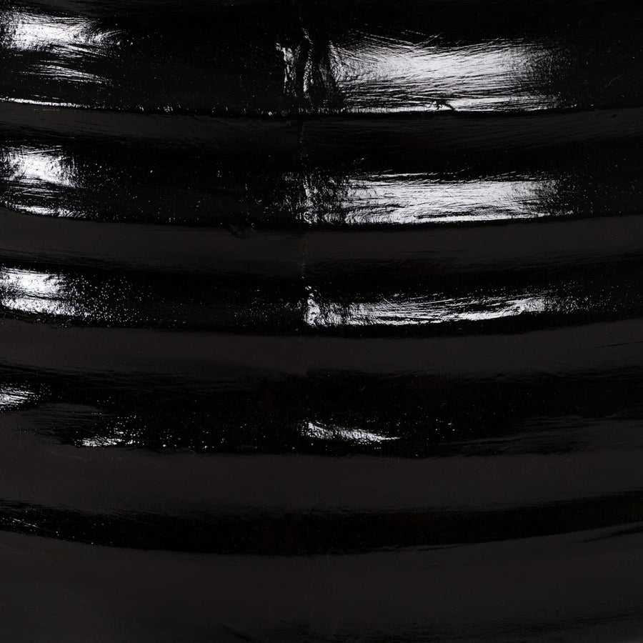 MACETERO NEGRO MAGNESIO DECORACIÓN 54 X 54 X 51 CM