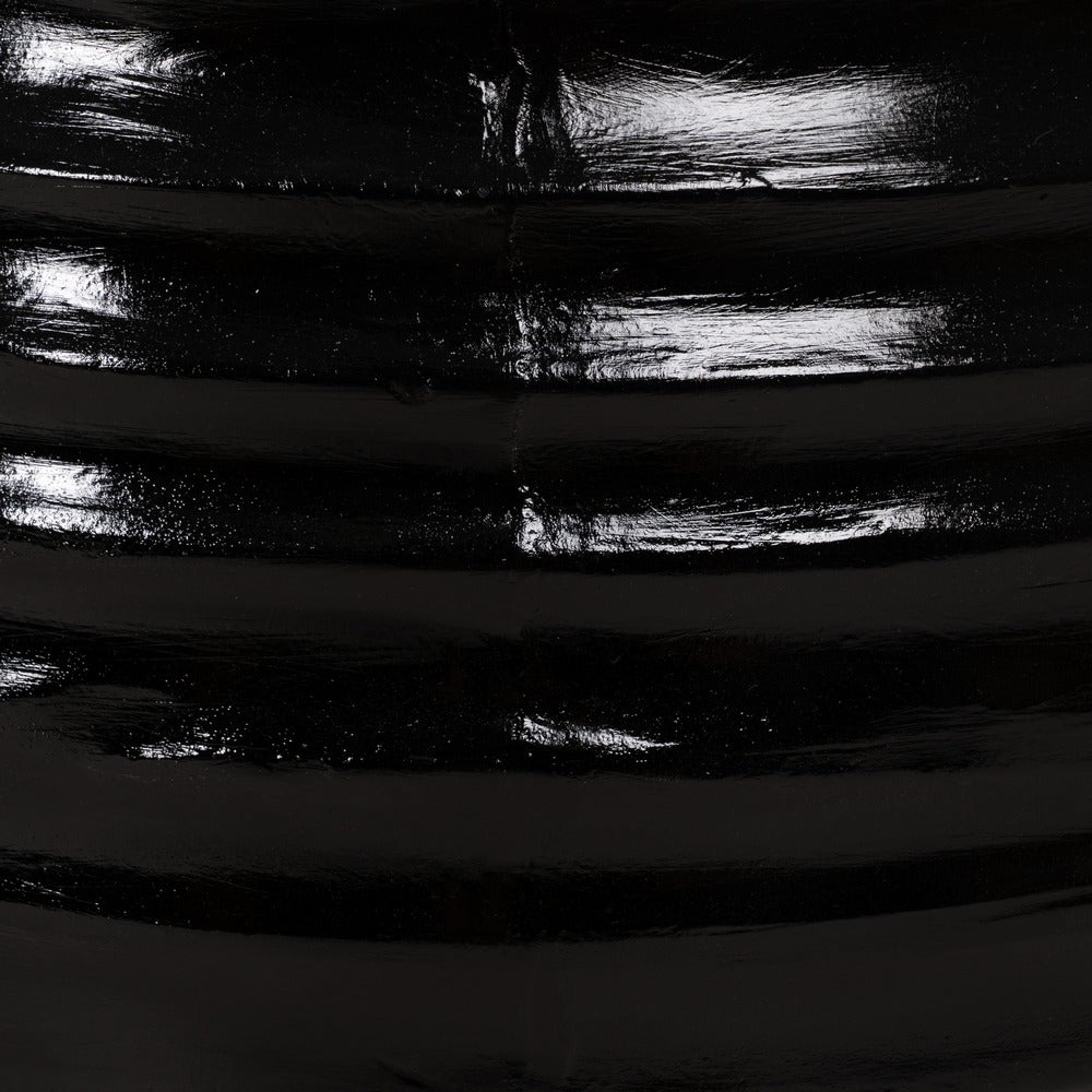 MACETERO NEGRO MAGNESIO DECORACIÓN 54 X 54 X 51 CM