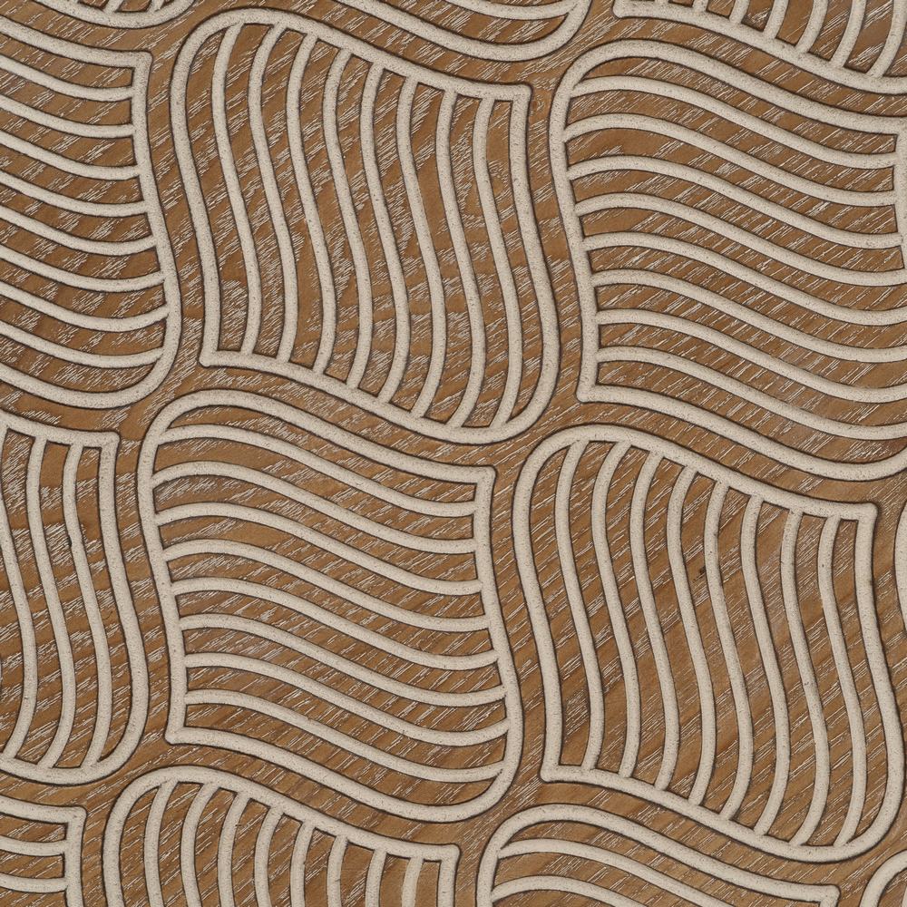 MESITA NATURAL-NEGRO METAL-MADERA 69 X 69 X 52,50 CM