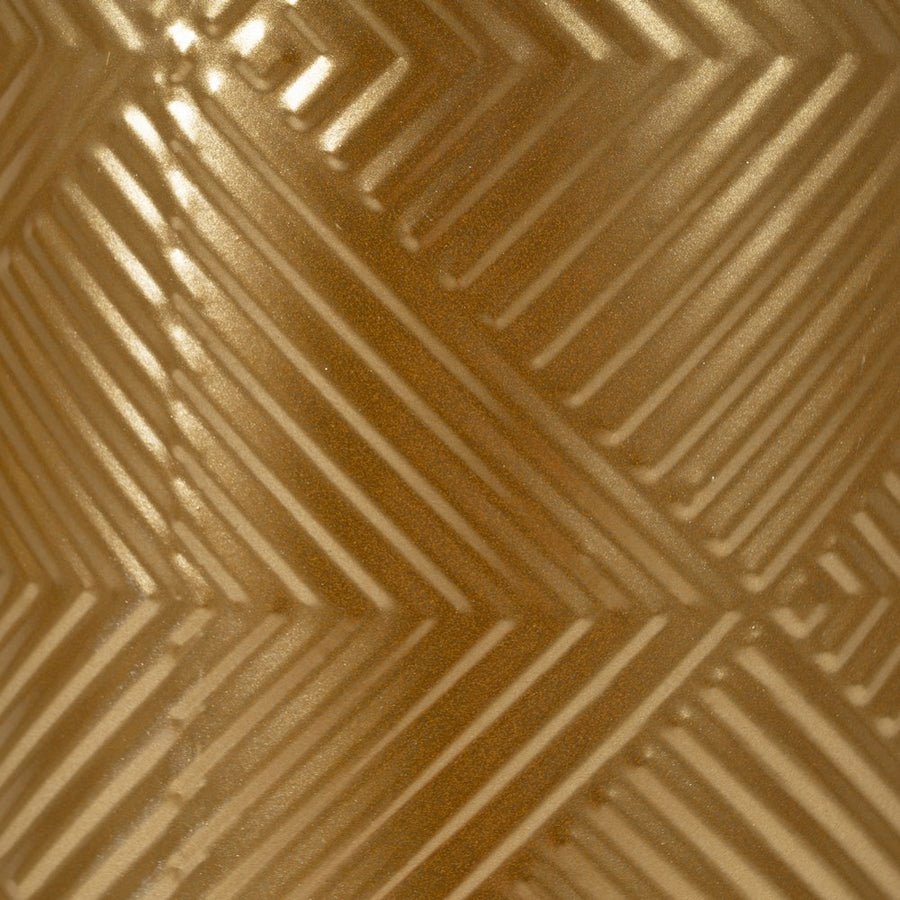S/2 MACETEROS DORADO METAL DECORACIÓN 28 X 24 X 71,50 CM