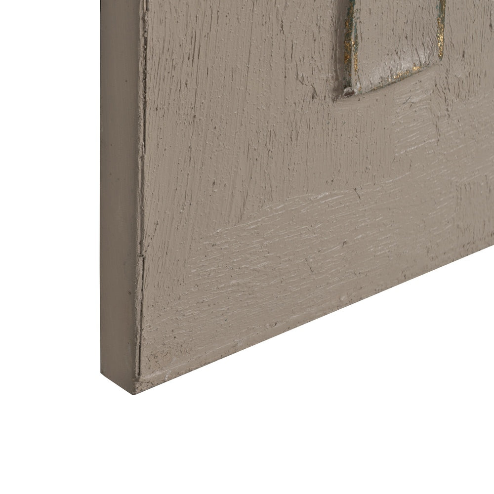 EMBOSSED PICTURE 2/M CANVAS DECORATION 80 X 3.50 X 80 CM