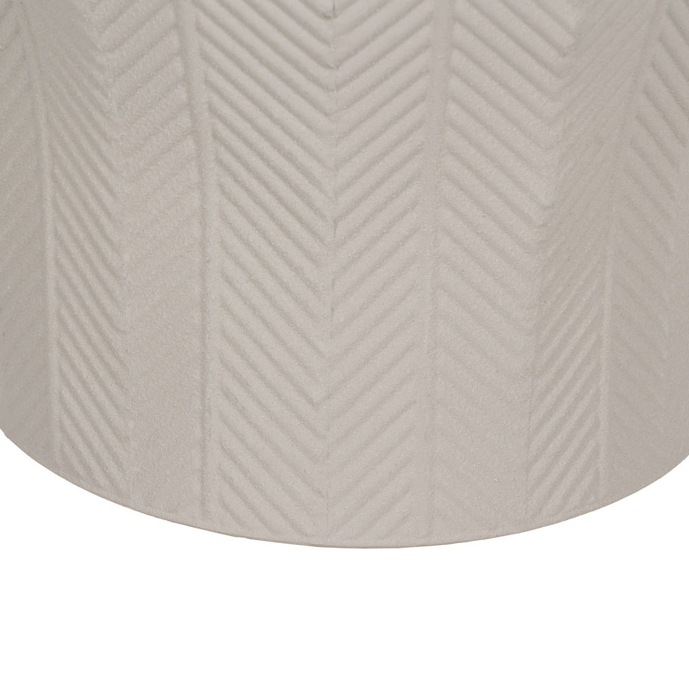 S/2 MACETEROS BLANCO METAL DECORACIÓN 25,50 X 25,50 X 44,50