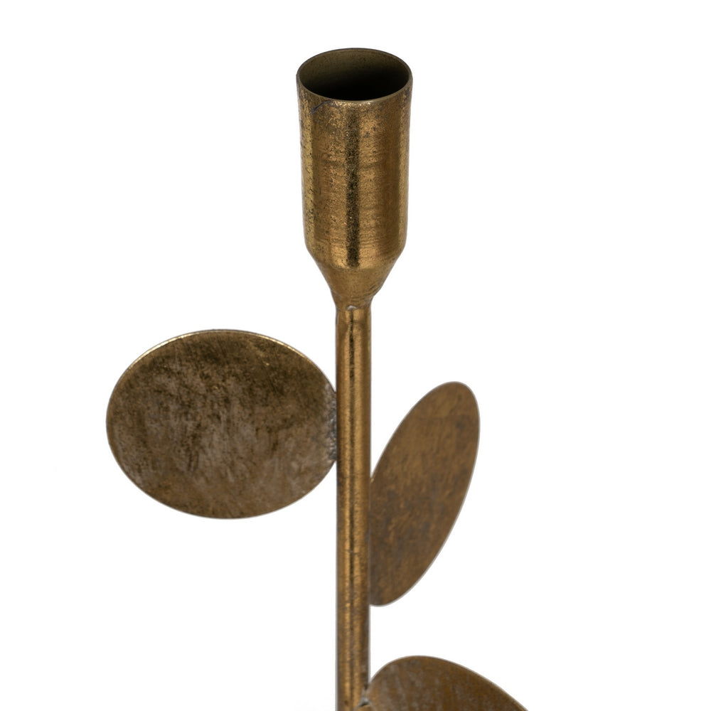 CANDLE HOLDER GOLD METAL DECORATION 18.50 X 18.50 X 71.50 CM