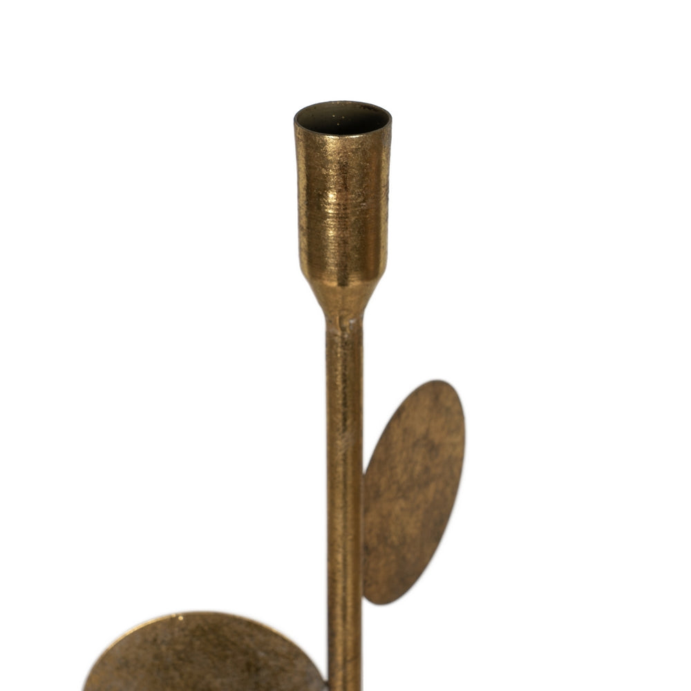 CANDLE HOLDER GOLD METAL DECORATION 20.50 X 20.50 X 88.50 CM