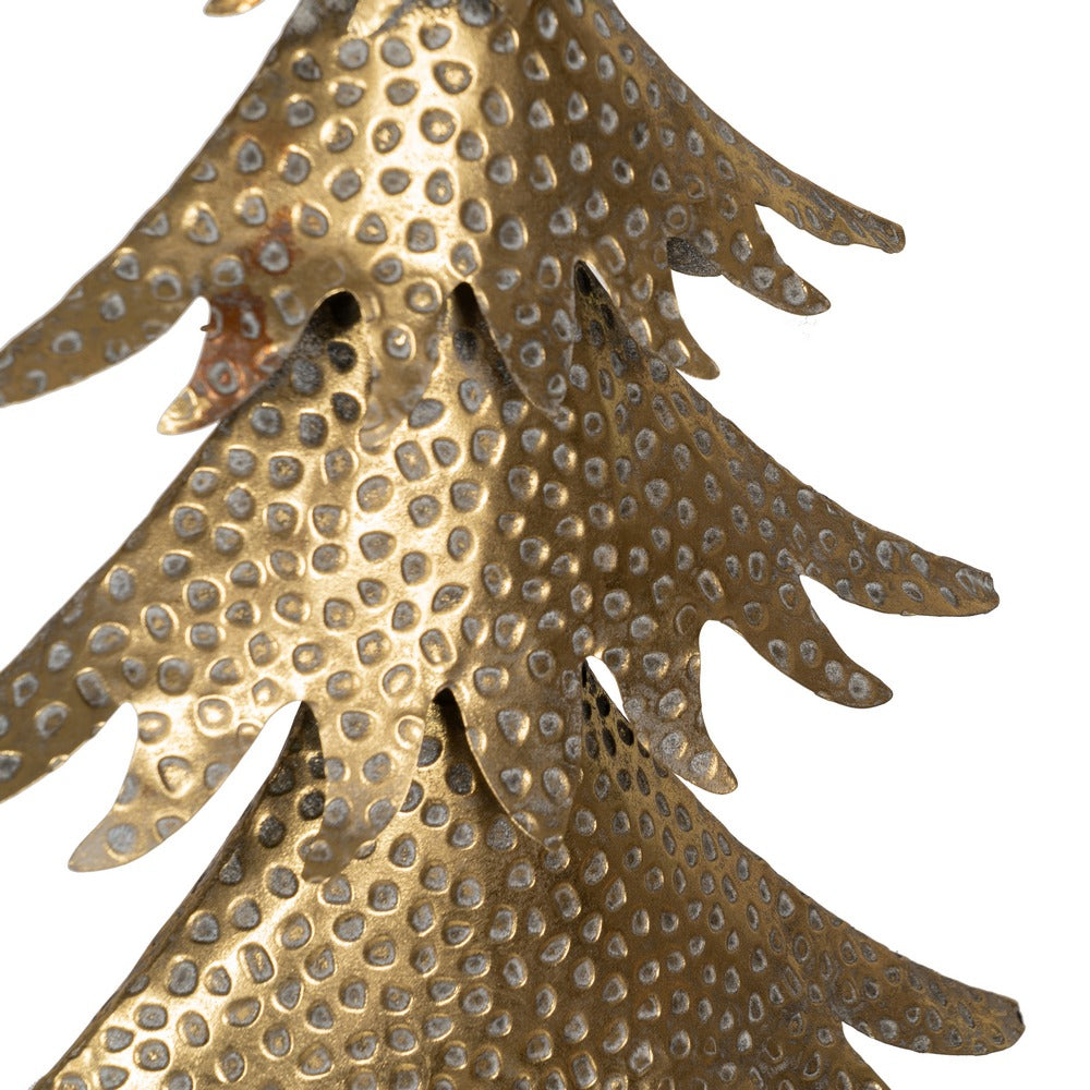 GOLD METAL TREE FIGURE DECORATION 34 X 14 X 67.50 CM